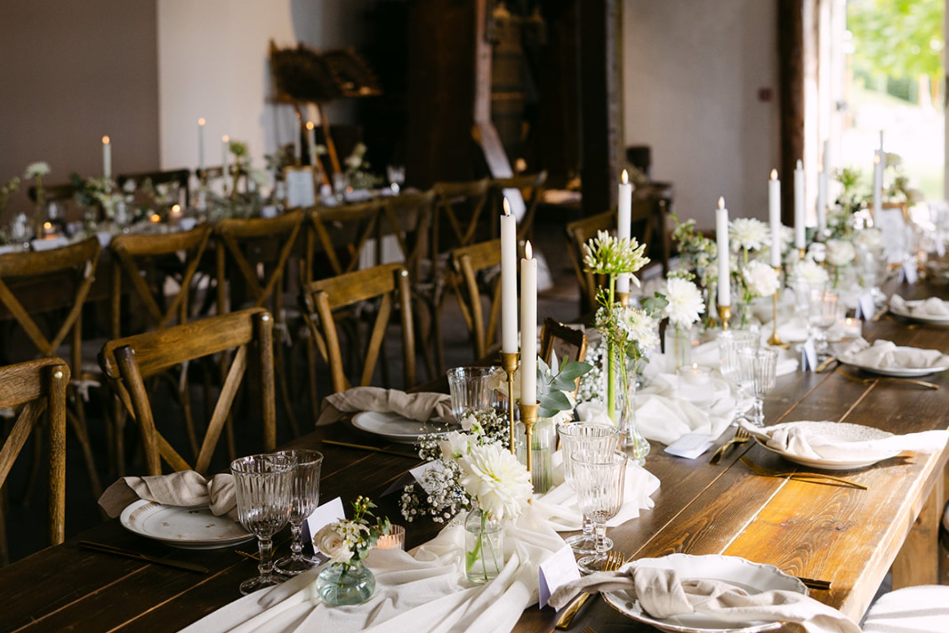 Décoration de mariage florale